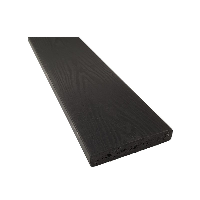 Talitech Cladding Ecoboard- Charcoal Woodgrain Square Edge - Talitech