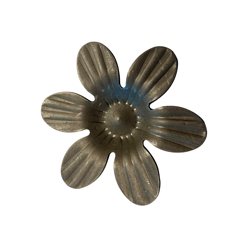 Mild Steel Flower - 95mm O/D x 4mm Thick