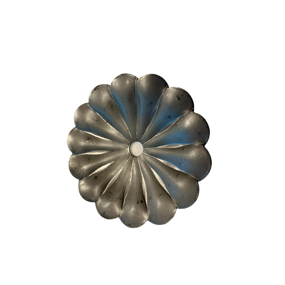 Mild Steel Decorative Flower Drip Tray - Image 2