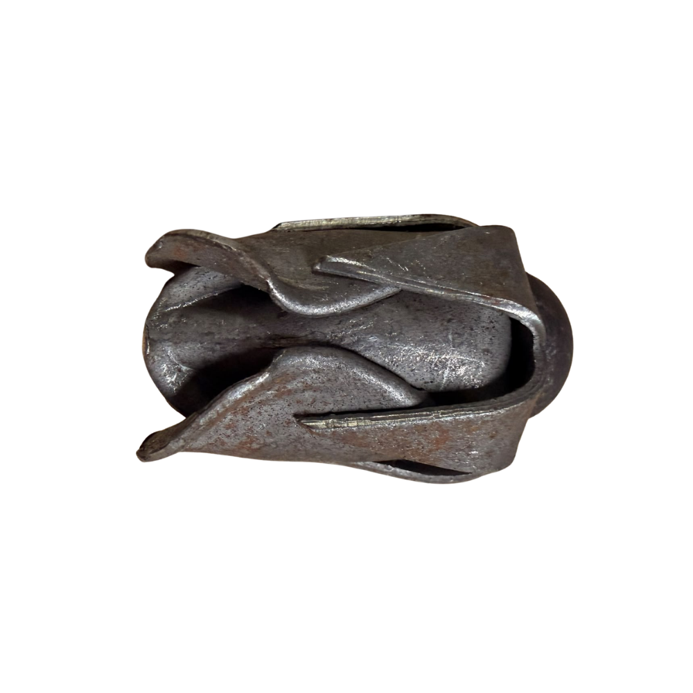 Mild Steel Small Rose Head - 30mm O/D x 45mm High - Image 2