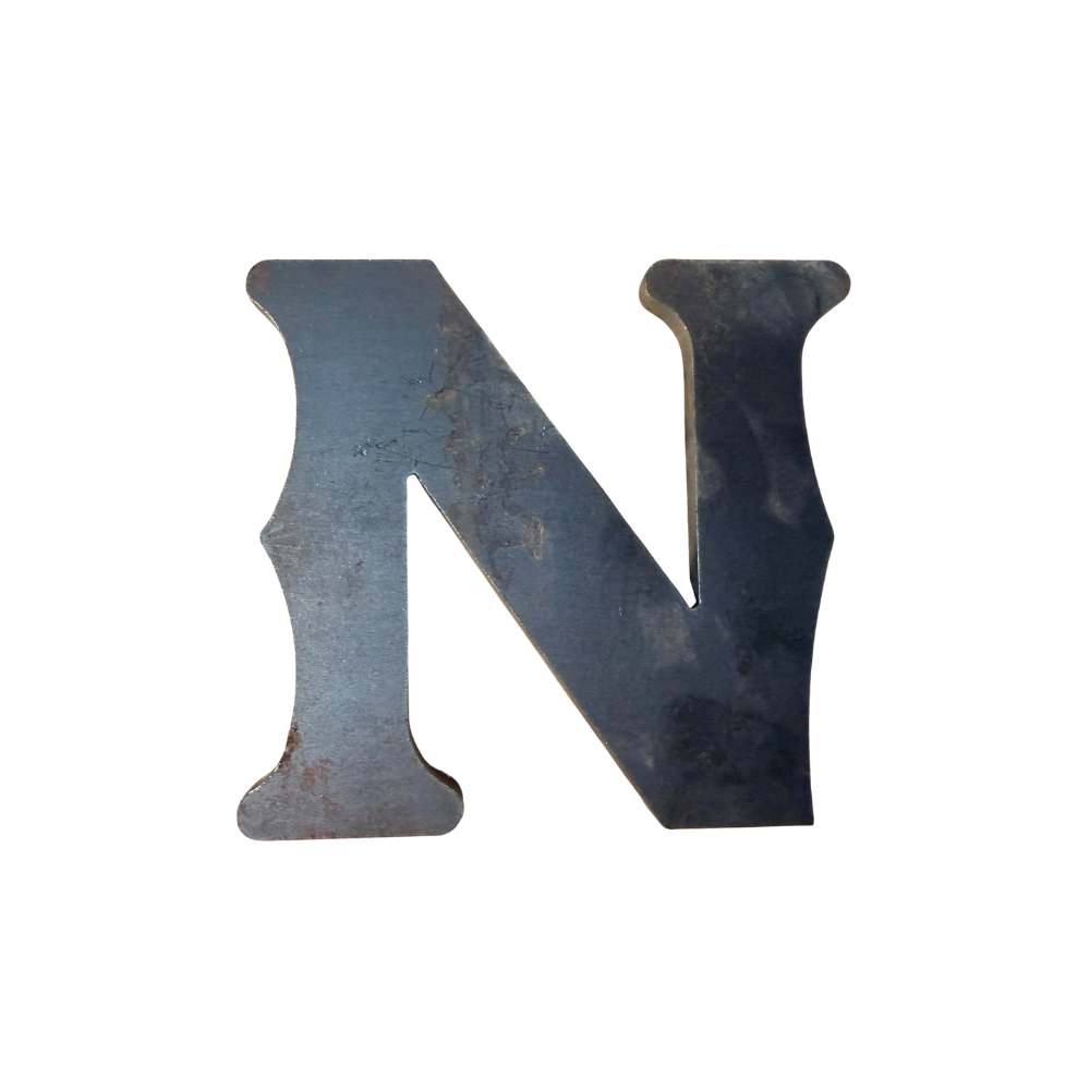Mild Steel Weather Vane Letter Set - 100mm High x 5mm Thick - Image 2