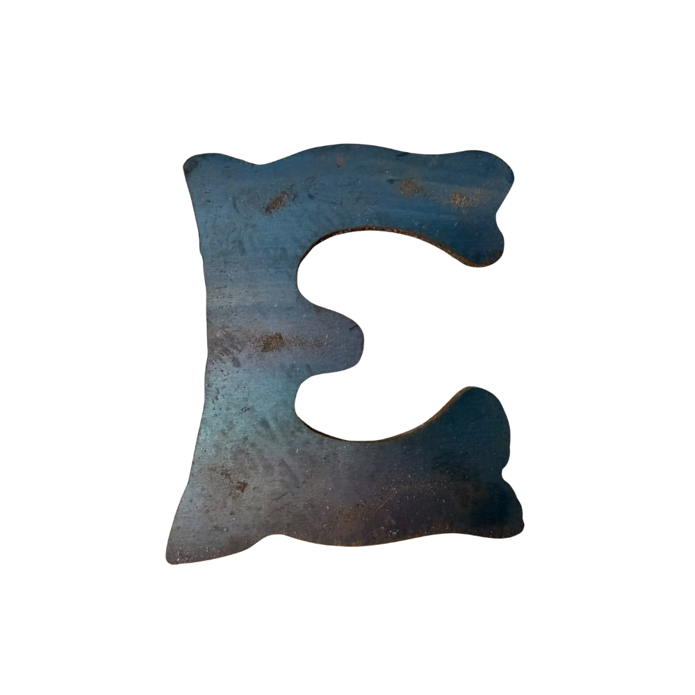 Mild Steel Weather Vane Letter Set - 100mm High x 5mm Thick - Image 3