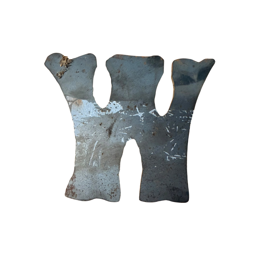 Mild Steel Weather Vane Letter Set - 100mm High x 5mm Thick - Image 5