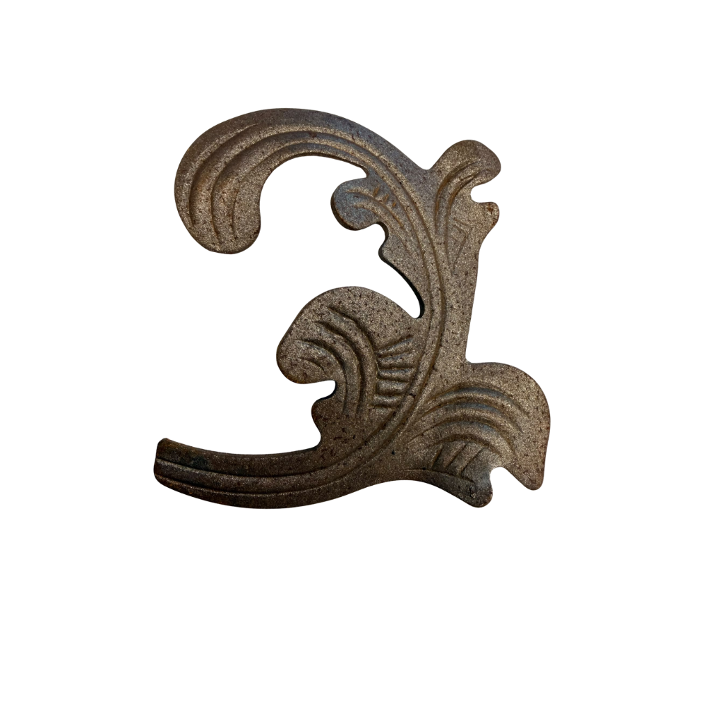 Mild Steel Decorative Leaf - 200 x 210 x 5mm - Right Hand