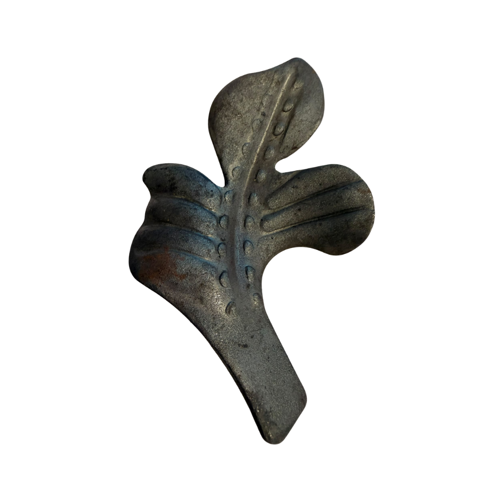 Mild Steel Decorative Leaf - 90 x 60 x 3mm - Left Hand