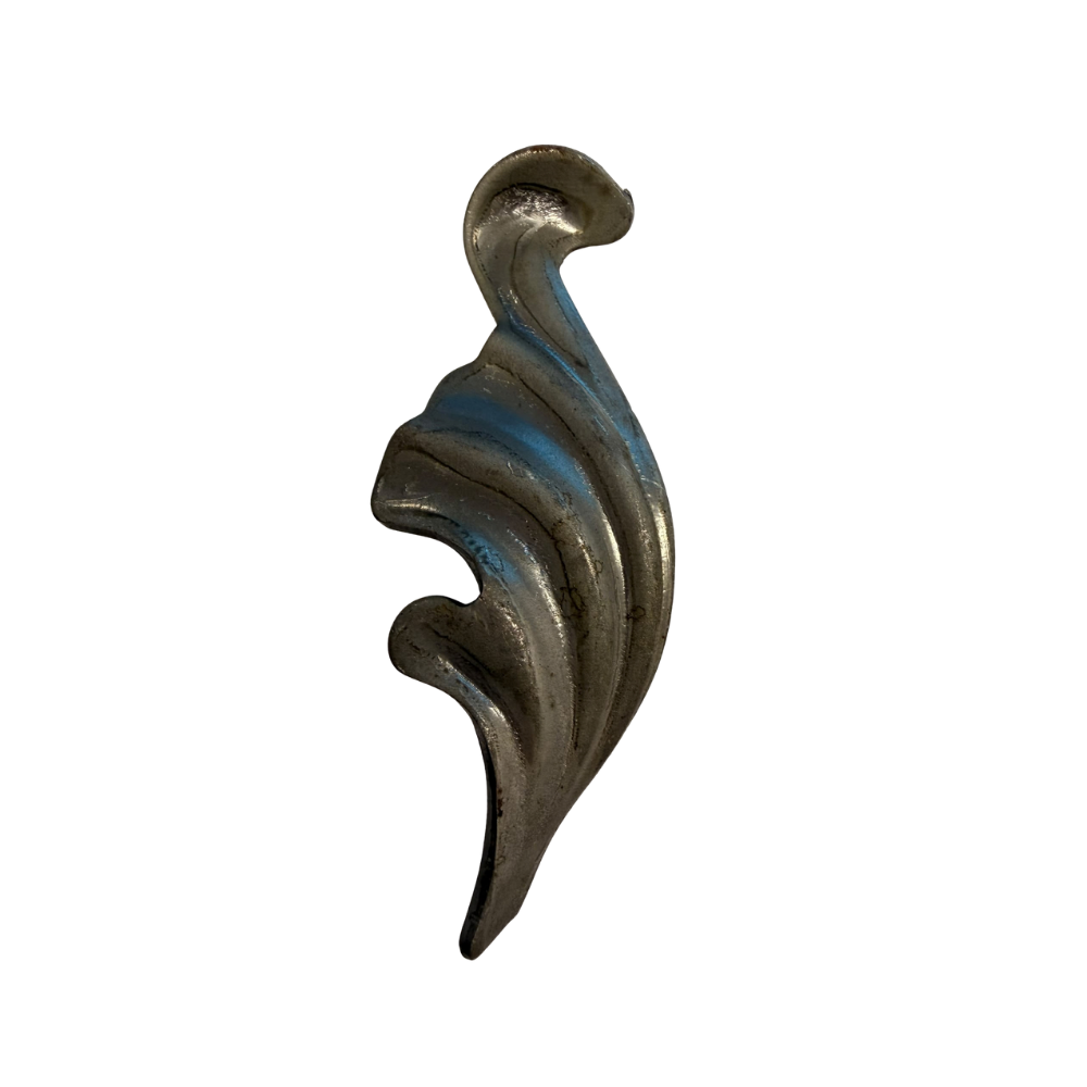 Mild Steel Decorative Leaf - 110 x 40 x 3mm - Right Hand
