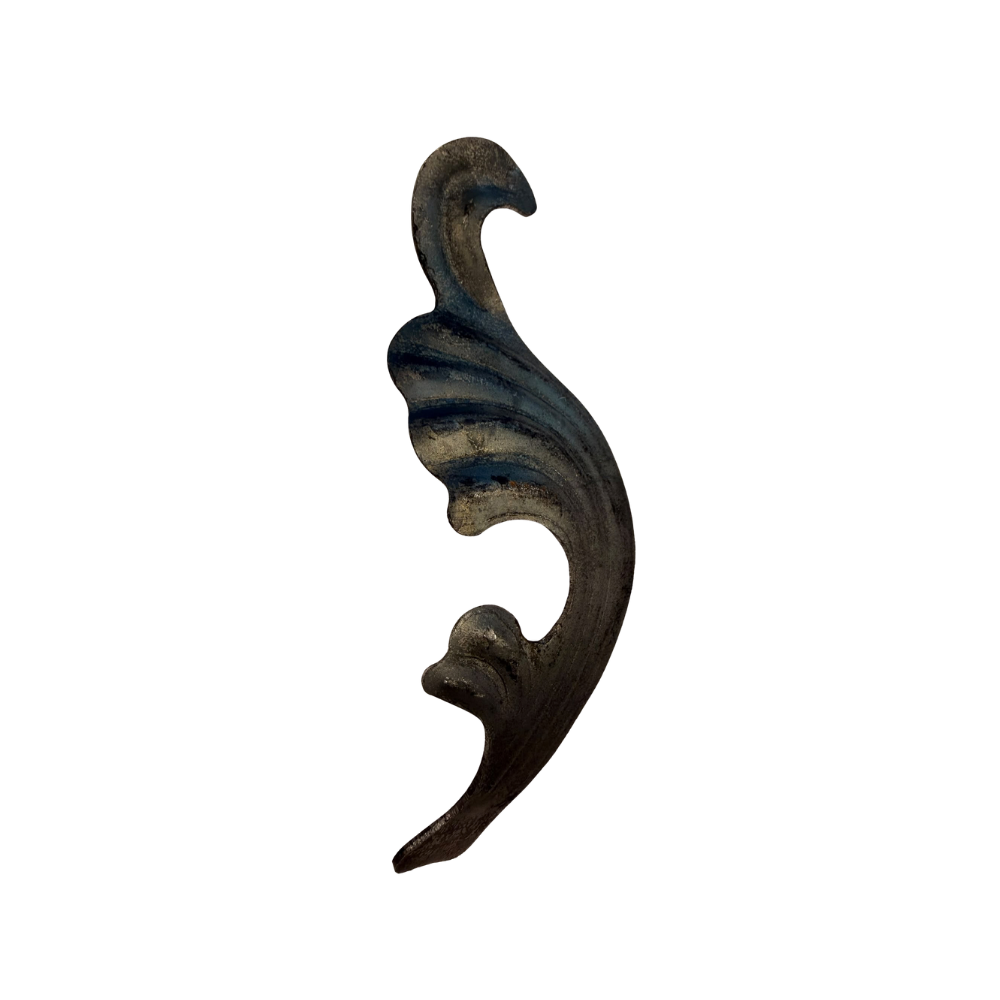 Mild Steel Decorative Leaf - 170 x 55 x 4mm - Right Hand